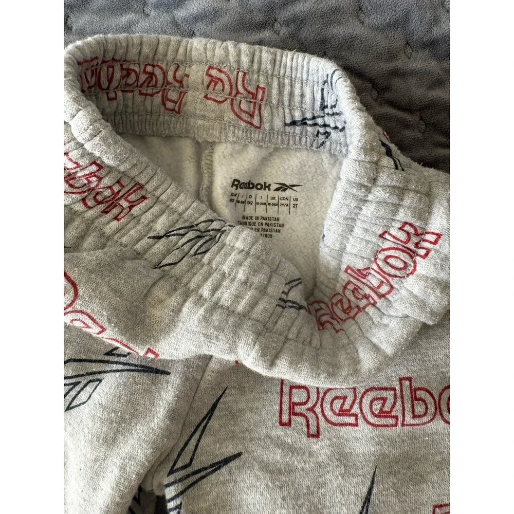 Reebok matching 2pc sweatsuit hoodie sweatpants‎ size 2T